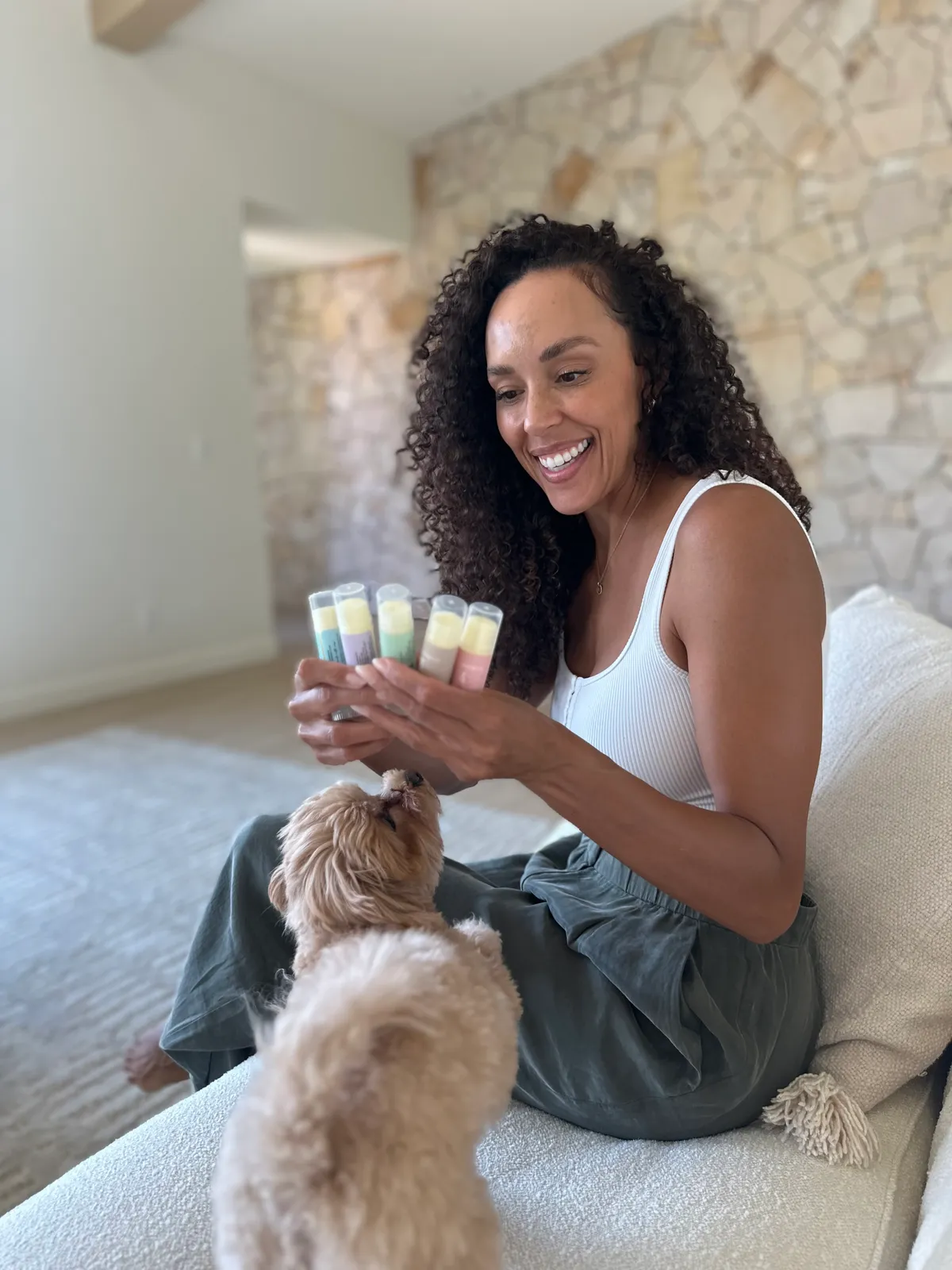 Numbrrrz lip balm — relaxed lifestyle at home